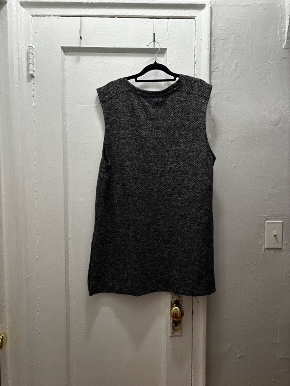 Banana Republic Charcoal Gray Sleeveless Shift Tunic